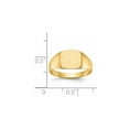 thumbnail image 2 of 14k Yellow Gold Solid Back Mens Signet Ring Size 9 Ring for Men - 3.4 Grams, 2 of 2