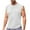 White, variant on Lmnyox Men's Basic Athletic Tops Solid Color Sleeveless Crew Neck Workout Muscle Tank Tops Summer Training Shirt