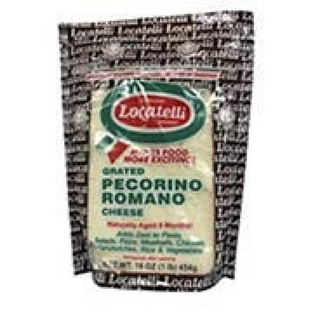 Locatelli Pecorino Romano Grated cheese 16ounce bags 2Pack resealable