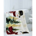 thumbnail image 3 of Christmas Snowman Bath Towels for Bathroom Set,Luxury Microfiber Towels Gifts for Women,Quick Dry Beach Kitchen Hand Hair Face Towel and Dish Washcloth,Green Golden Snowflake Xmas Tree Towels+Set, 3 of 7