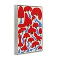 thumbnail image 3 of Stupell Industries Modern Groovy Wavy Mushrooms Gray Framed Giclee Art, 12 x 18, by Carrie Cantwell, 3 of 8