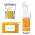 thumbnail image 2 of Kokovifyves 100ml Turmeric Cleansing Facial Cleanser Facial Cleansing Pad Turmeric Soap Three-piece Cleansing Moisturizing Care Set, 2 of 7