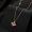 Angel Wings Heart Rose Gold, variant on Smart Beating Light Luxury Minority Ins Simple Clavicle Chain All-matching