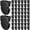 Black, variant on KBPAZ 25 Pcs Push Pin Clips, Cubicle Fabric Wall Clips, Multicolor Bulletin Board Hangers for Office Notes, Photos, Memos