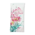 thumbnail image 2 of 2x Bolsa De Almacenamiento De Gafas De Viaje De Cuero Sintético Con Tapa Abatible Estuche Para Gafas De Sol Para Mujer Malus Spectabilis, 2 of 8