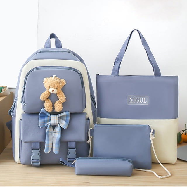 TopLLC Backpack Multi Piece Backpack Student Backpack Girl Lightweight Student Backpack Outdoor Travel Backpack Childrens backpack