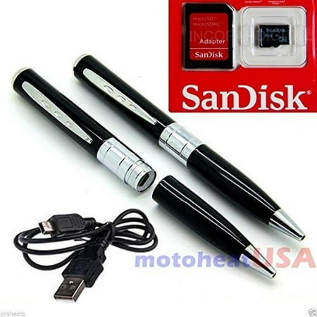 Dvr Hidden Video - Spy Rec Pen Camera Mini Hidden DVR Surveillance Video Cam Camcorder USB SILVER