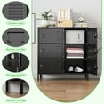 thumbnail image 6 of SUPEER Metal Storage Lockers for Employees,Steel Locker Cabinet with 6 Doors for Gym,School,Office,Assembly Required,(Black), 6 of 7