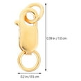 thumbnail image 2 of EeaseCA 3 Pcs Boucle de Collier Homard pour Fabrication de Bijoux, 2 of 7