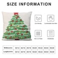 thumbnail image 5 of GOSMITH  Christmas Pillow Covers Green Christmas Tree Throw Pillow Cover Pillows Pillowcases for Couch Sofa Holiday Festivals Winter Home Decor,, 5 of 5