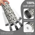 thumbnail image 2 of Leopard Print 30oz Handheld Travel Tumbler with Handle – Double Wall Stainless Steel Insulated Cup, Flip Straw Lid, Leak-Proof & BPA-Free for Hot and Cold Drinks – Durable Coffee & Juice Mug Black, 2 of 6