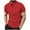 Wine, variant on lmcalzta Mens T-Shirts Button Short Sleece Shirts for Men Crewneck Summer Casual Solid Basic Golf Tee Shirts