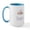 White/Blue Inside, variant on CafePress - Easter Eggs Sofia Large Mug - 15 oz Ceramic Large White Novelty Mug