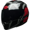 Bell Helmets Qualifier Blaze Helmet (XXX-Large, Gloss Black/Red/Titanium)