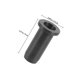 thumbnail image 2 of Nestingho 4Ud Insertos Protectores Para Casquillos De Oarlock De Nylon Negro Para Kayak Con Instalación Fácil Y Duradera, 2 of 6
