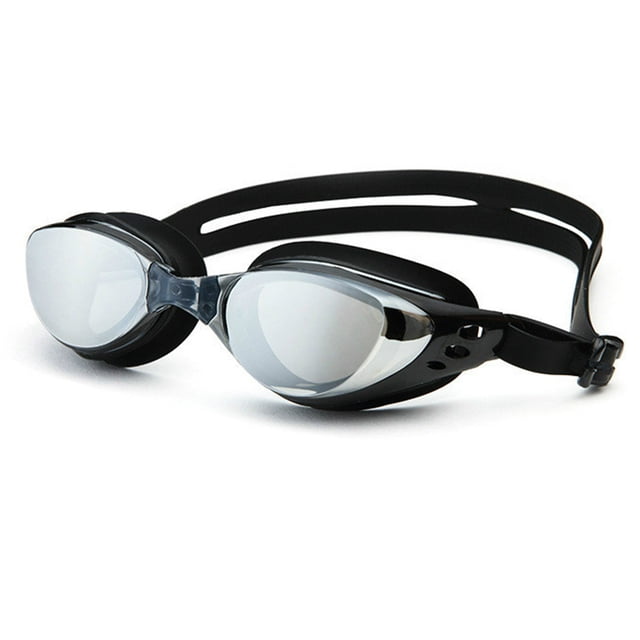 Swimming Goggles, Mirrored Swim Goggles/Anti Fog No Leaking Wide View Pool Glasses
