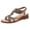 Gold, variant on Rokment Women's Sparkling Rhinestones Wedge Heels Dressy Sandals Ethnic Bohemian Beach Summer Open Toe Slingback Mid Heels for Bride Wedding Banquet Black Size 6