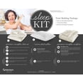 thumbnail image 2 of Luxury Microfiber Sleep Kit Ensemble: Pillows-Sheets-Comforter - California King, 2 of 5