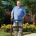 thumbnail image 5 of Graham Field Lumex Walkabout Lite Rollator with Seat & 6" Wheels, Burgundy, 5 of 9
