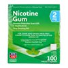 Rite Aid Nicotine Gum, Cool Mint Flavor, 2 mg - 100 Count | Quit Smoking Aid | Nicotine Replacement Gum | Stop Smoking Aids That Work | Chewing Gum to Help You Quit Smoking | Coated Nicotine