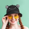 thumbnail image 4 of SAOROPEB Gorro de rana – Gorro de pescador divertido de algodón para adultos, adolescentes y hombres, 4 of 5