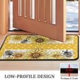 thumbnail image 3 of Yellow Dot Sunflower Bee Pattern Door Rugs,Washable Non Slip Door Mats Indoor,Decorative Door Mats,Entry Mat Indoor for Entrance,Bedroom,Kitchen,Bathroom,30"x17", 3 of 6