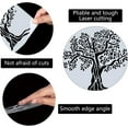 thumbnail image 3 of Large Tree of Life Stencil Template 12x12 Inch Reusable Sign Home Decor for Painting on Wood Wall Scrapbook Card Floor Drawing, 3 of 9