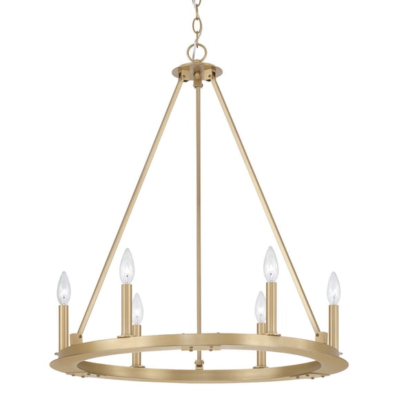 Capital Lighting - Pearson - 6 Light Chandelier In Industrial Style-30.5 Inches
