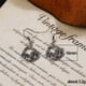 thumbnail image 5 of Elegantes aretes de plata con gancho para la oreja para mujer Regalo de joyería de cumpleaños, 1 par JAMW Sencillez, 5 of 5