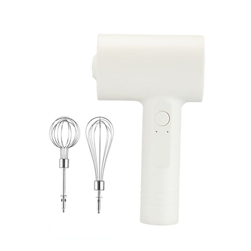 D2813 Wireless Hand Mixer, Charging Handheld 2pc Portable Whisk Mini High  Power Beater Baking
