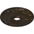 thumbnail image 3 of Ekena Millwork 18"OD x 3 1/2"ID x 1 1/4"P Kent Ceiling Medallion (Fits Canopies up to 5"), Hand-Painted Stone Hearth Crackle, 3 of 5
