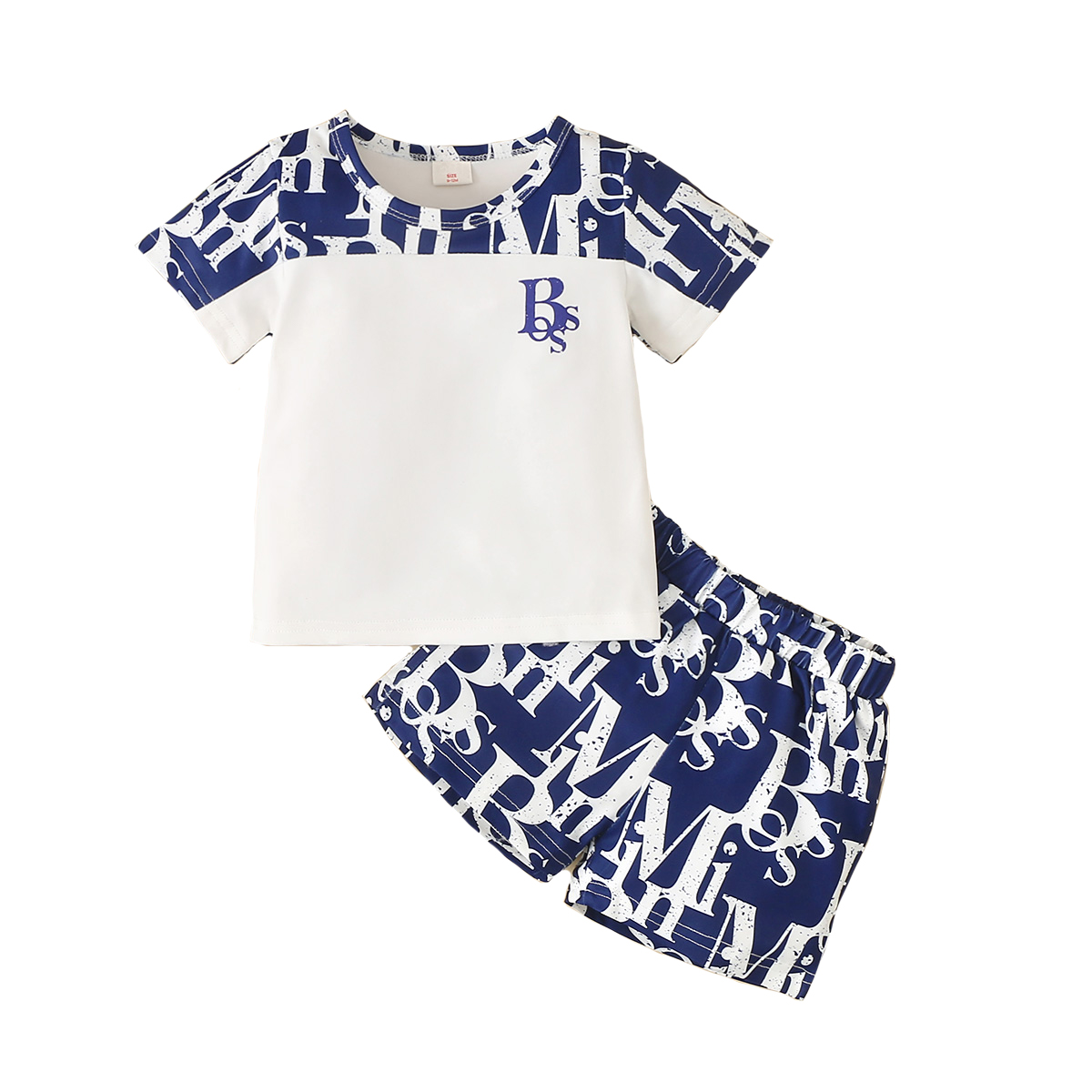 Kucnuzki 4T Toddler Boy Summer Outfits Shorts Sets 5T Short Sleeve