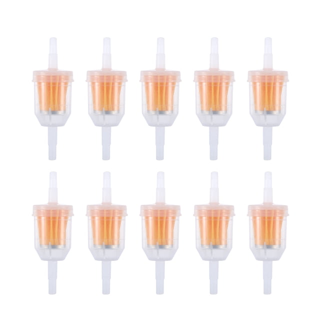 10uds Universal Motocicleta Gas Combustible Filtros Pequeño Motor Combustible Filtro