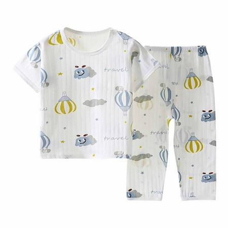 

UPPADA Fall Savings Infant Clothes Boys 3-6 Months Short Sleeve Shirts and Long Pants Cute Baby Girl Clothes 2 Piece Sets Toddler Outfits Cute Newborn Boy Outfits