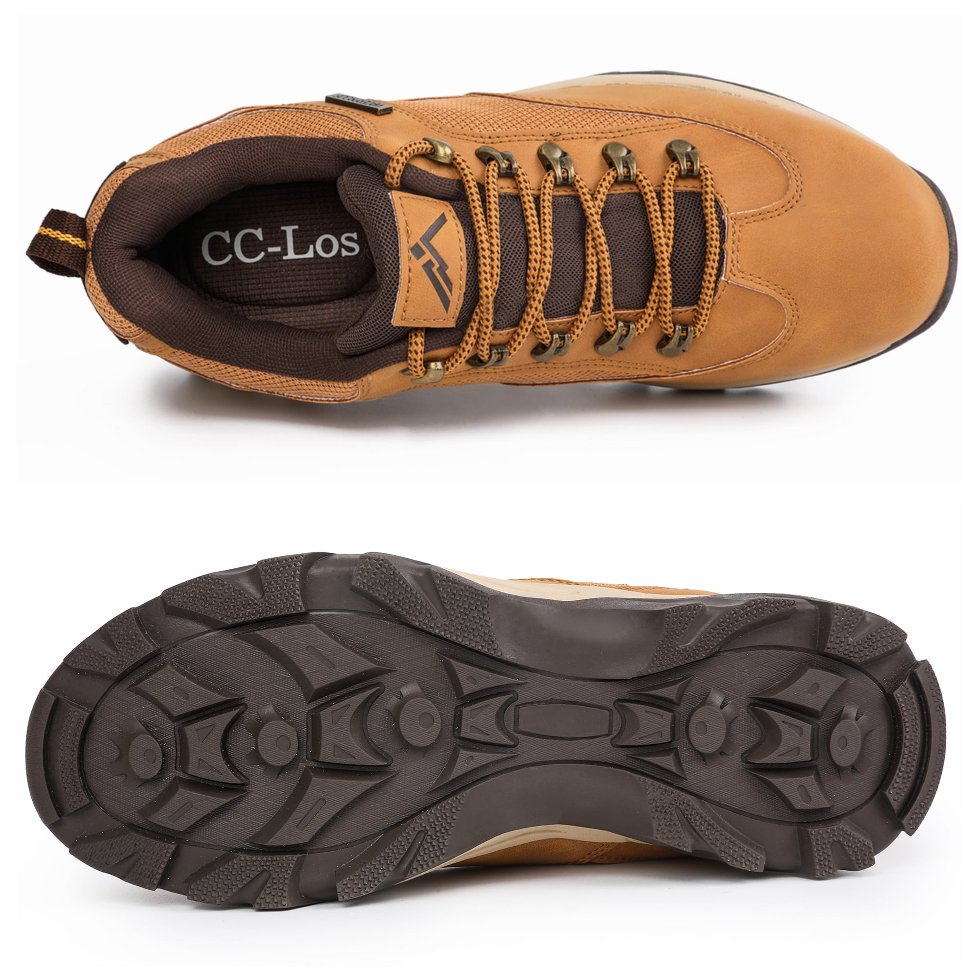 CC-Los Men's Hiking Shoes Lightweight Comfortable Breathable Walking Sneakers Size 7.5-14