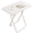 white, variant on LENLN Folding Portable Table, Folding TV Tray Table, Compact Foldable Dining Table 26in Height - Lightweight Easy-Store Table for Small Spaces & Parties