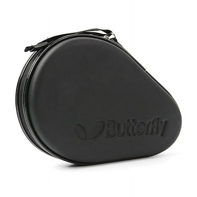Étui à Raquettes de Tennis de Table Portable Durable Sac de Rangement en EVA avec Fermeture Éclair Coque Rigide Accessoires de Sport Sacs de Batte de Ping-pong Noir