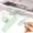 Green, variant on NUOKO Clear Binder Clips, Plastic Bag Clip, Acrylic Paper Photo Food Clamps, Wide Mouth Seal Clamp, Transparent Air Tight Sealing Binders for Office and Kitchen Storage