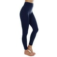 thumbnail image 6 of 2-Pack Women Fleece Lined Warm Full Length Legging Thermal leggings Pants One Size Plus 1X/2X/3X, 6 of 7