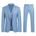 thumbnail image 1 of Traje de hombre Casual de negocios Traje de 3 piezas Blazer Pantalones Chaleco 9 colores Z, 1 of 4