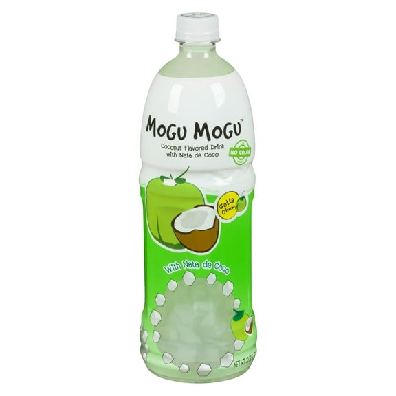 Boisson au jus de noix de coco MOGUMOGU avec Nata De Coco