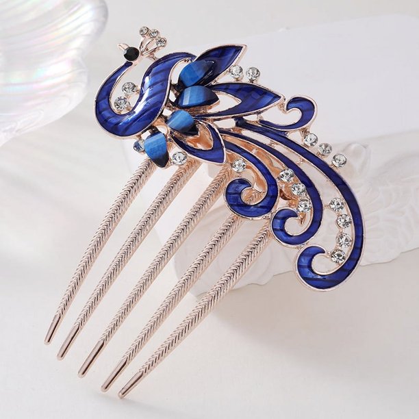 Pinza para el pelo con forma de mariposa de cristal Vintage para mujer, herramientas de belleza para pinza para el pelo(A5)(1 pieza)