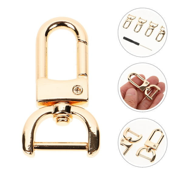 Milisten Bag Handle Buckles Durable 4Pcs Zinc Alloy