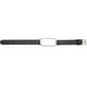 thumbnail image 1 of Muñequera deportiva para Mi Band 7, correa de bucle de repuesto transpirable de cuero PU suave para correr, senderismo, negro y plateado, 1 of 10