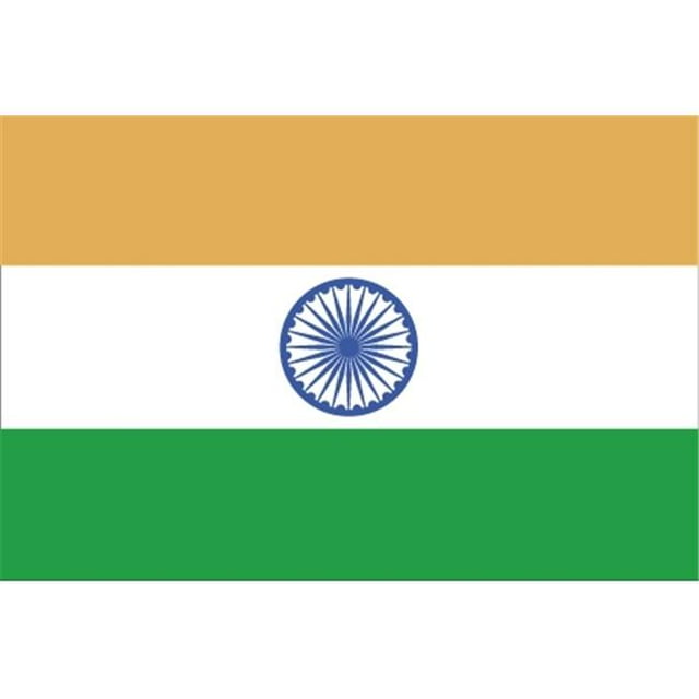 Annin Flagmakers 193639 Drapeau Indien 2 Pi. X 3 Pi. Nyl-Glo