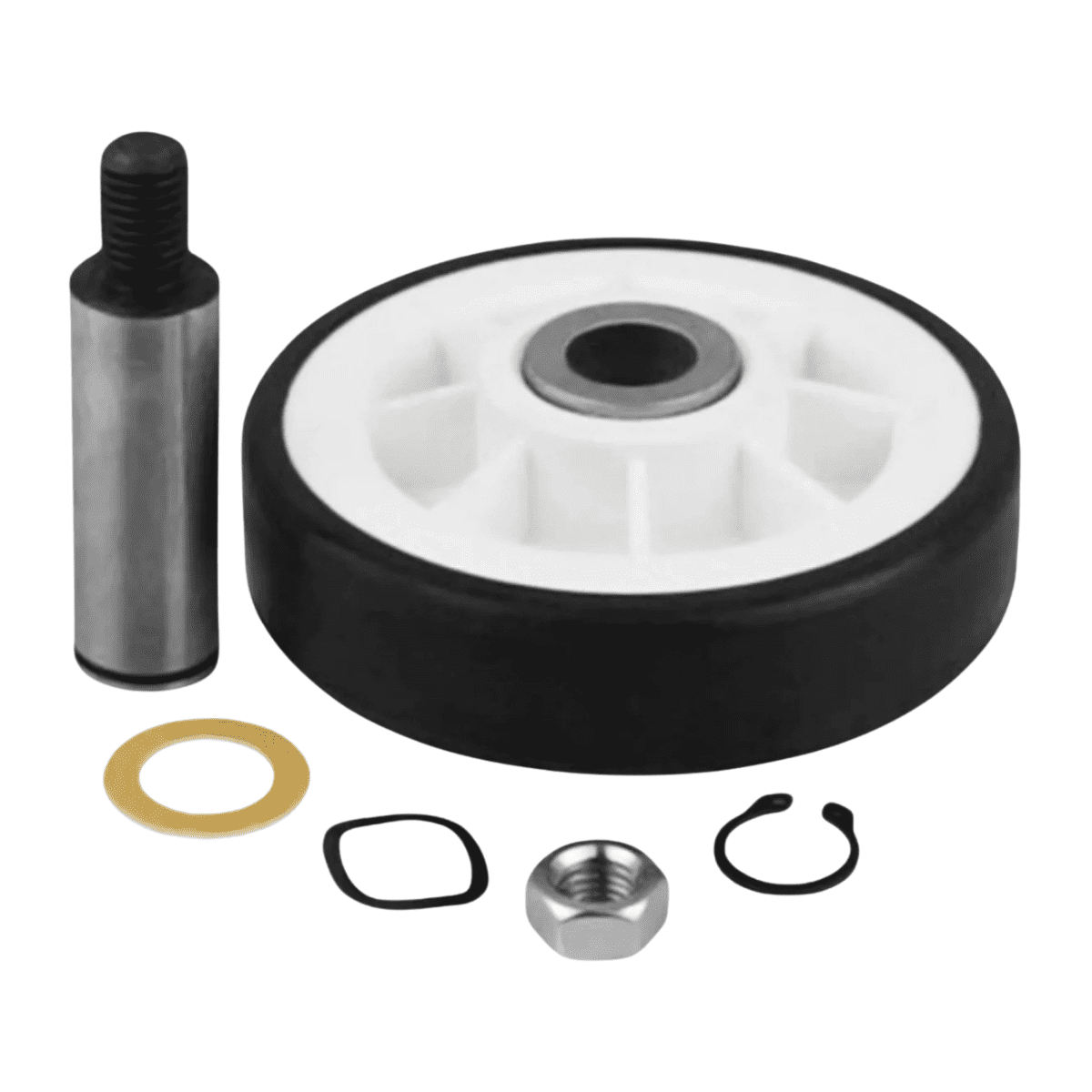 Scaroo 303373K Dryer Drum Roller Support Wheel Kit Fit for Whirlpool 4-PACK