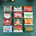 thumbnail image 5 of Caja de dulces con forma de almohada navideña, papel kraft de Papá Noel, bolsas de embalaje para niños, decoración de fiesta de Navidad, Año Nuevo, Navidad, 5 of 5