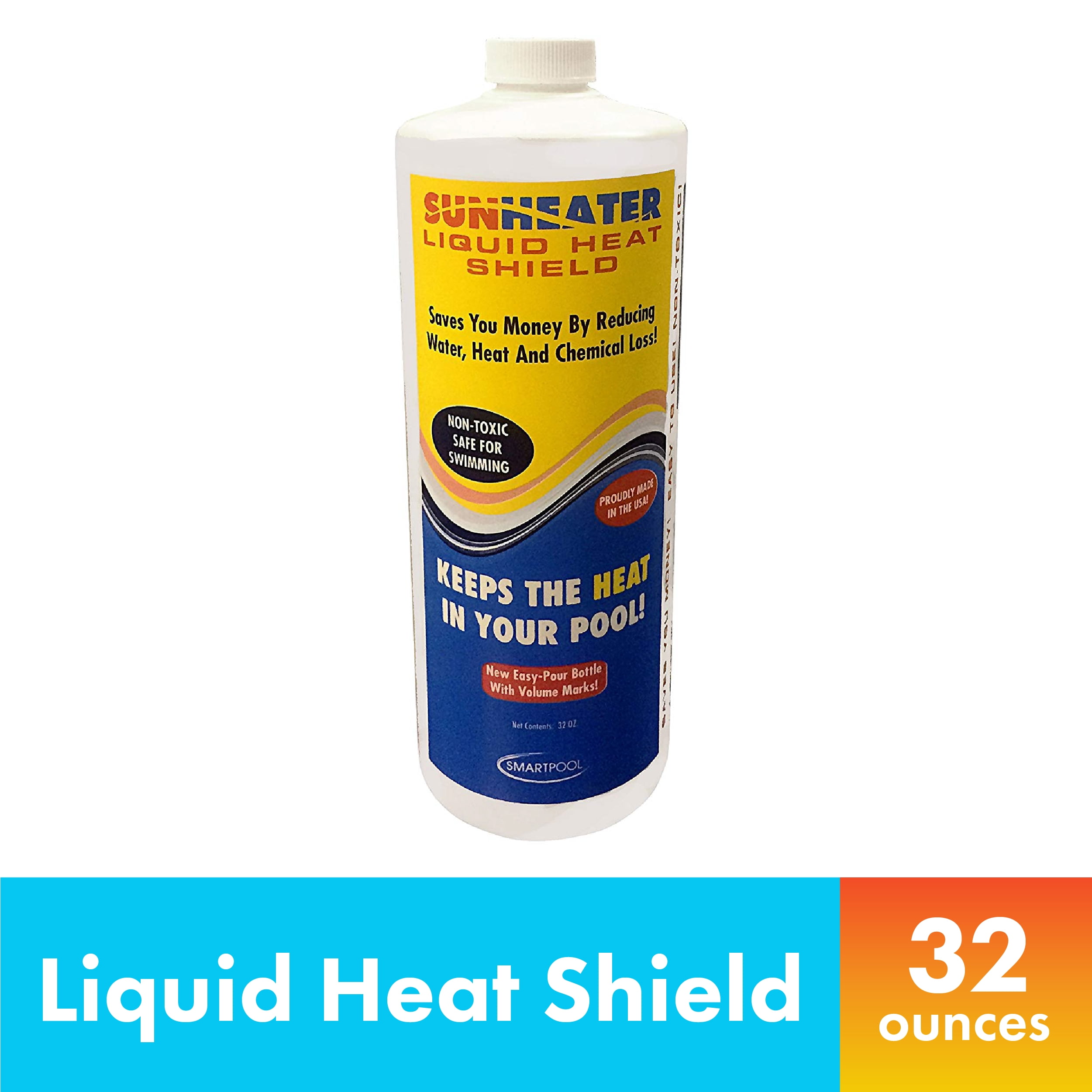 SunHeater Liquid Heat Shield 32oz – Liquid Solar Blanket, Non-Toxic