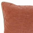 thumbnail image 2 of Benzara BM228839 Rectangular Fabric Throw Pillow with Solid Color & Piped Edges, Pink, 2 of 5