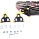 thumbnail image 5 of Tacos de pedal de bicicleta Placa de bloqueo de bicicleta para pedales SPD-SL (negro amarillo) Tmvgtek paseo en bicicleta, 5 of 7